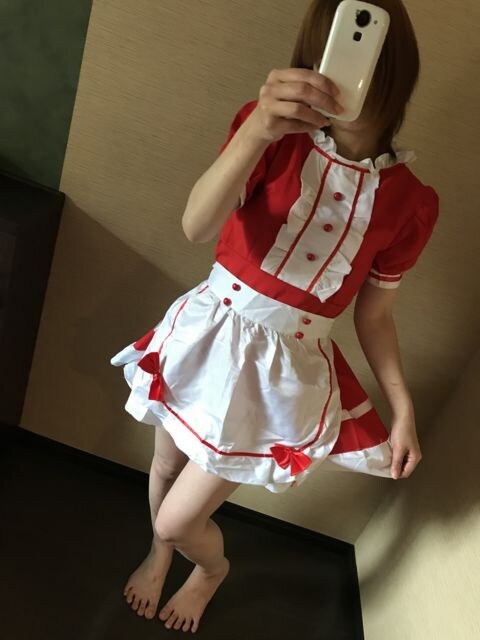 コスプレ メイド服 ワンピースセット赤 新品 中古のオークション モバオク