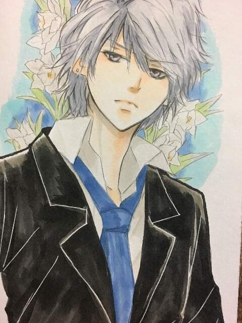 無料イラスト画像 心に強く訴える銀髪 男子 イラスト 無料イラスト画像 心に強く訴える銀髪 男子 イラスト